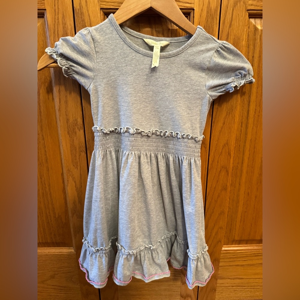 Matilda Jane Gray Ruffle Dress